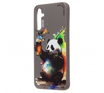 Чехол-накладка - SC335 для "Samsung Galaxy A34"  (панда) (grey) (227136)#2090845