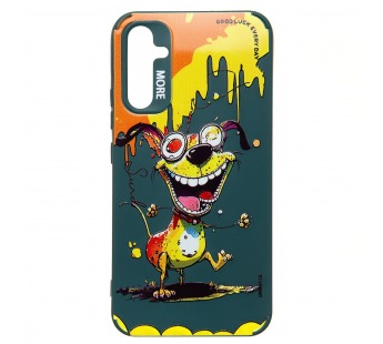 Чехол-накладка - SC335 для "Samsung Galaxy A34"  (собака) (dark green) (227138)#2005533