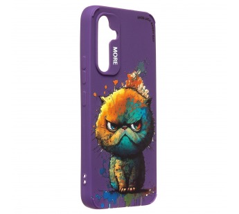 Чехол-накладка - SC335 для "Samsung Galaxy A54"  (кот) (violet) (227123)#2090924