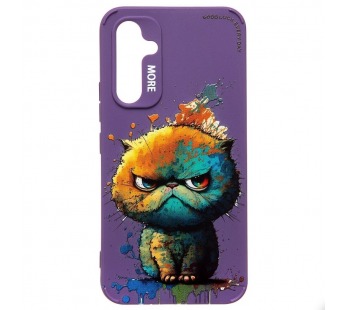 Чехол-накладка - SC335 для "Samsung Galaxy A54"  (кот) (violet) (227123)#2008817