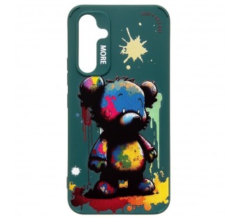 Чехол-накладка - SC335 для "Samsung Galaxy A54"  (медведь) (dark green) (227127)#2008815