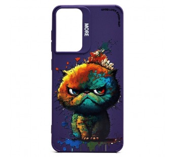 Чехол-накладка - SC335 для "Samsung Galaxy S21FE"  (кот) (violet) (227958)#2008771