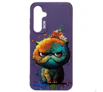 Чехол-накладка - SC335 для "Samsung Galaxy S23 FE"  (кот) (violet) (227153)#2008749
