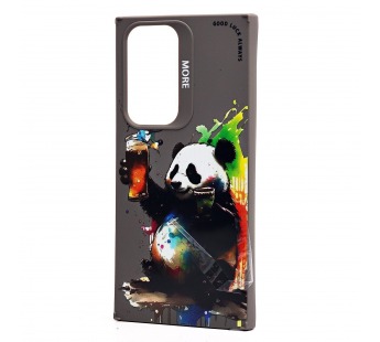 Чехол-накладка - SC335 для "Samsung Galaxy S23 Ultra"  (панда) (grey) (227955)#2090887
