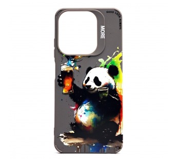 Чехол-накладка - SC335 для "TECNO Spark 10 4G"  (панда) (grey) (227963)#2009024