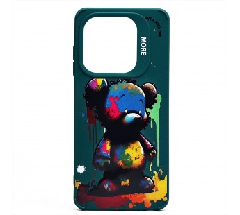 Чехол-накладка - SC335 для "TECNO Spark 20C"  (медведь) (dark green) (227307)#2033279