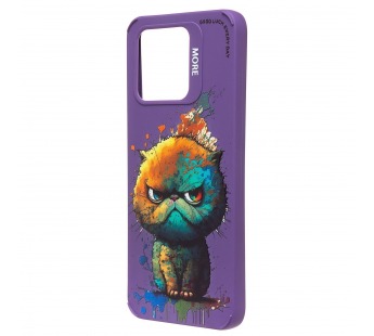 Чехол-накладка - SC335 для "Xiaomi Redmi 10C"  (кот) (violet) (227177)#2090982