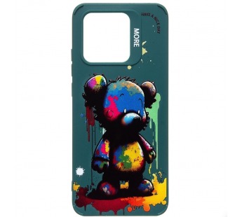 Чехол-накладка - SC335 для "Xiaomi Redmi 10C"  (медведь) (dark green) (227181)#2008886