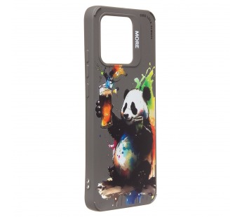 Чехол-накладка - SC335 для "Xiaomi Redmi 10C"  (панда) (grey) (227178)#2090975