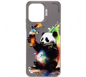 Чехол-накладка - SC335 для "Xiaomi Redmi 12"  (панда) (grey) (227184)#2008868