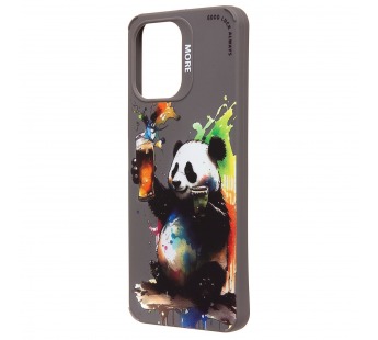 Чехол-накладка - SC335 для "Xiaomi Redmi 12"  (панда) (grey) (227184)#2091038