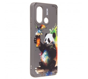Чехол-накладка - SC335 для "Xiaomi Redmi 12C/Poco C55"  (панда) (grey) (227172)#2091019