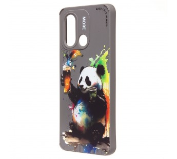 Чехол-накладка - SC335 для "Xiaomi Redmi 12C/Poco C55"  (панда) (grey) (227172)#2091020