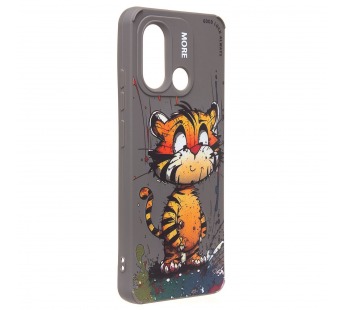 Чехол-накладка - SC335 для "Xiaomi Redmi 12C/Poco C55"  (тигр) (gray) (227173)#2091013