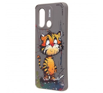 Чехол-накладка - SC335 для "Xiaomi Redmi 12C/Poco C55"  (тигр) (gray) (227173)#2091014