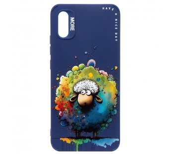 Чехол-накладка - SC335 для "Xiaomi Redmi 9A"  (овечка) (dark blue) (227194)#2008914