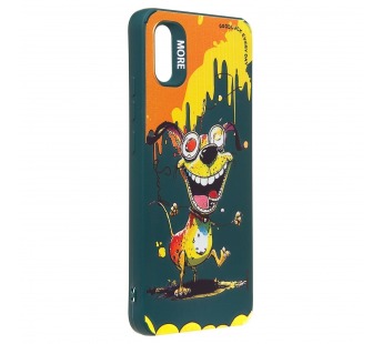 Чехол-накладка - SC335 для "Xiaomi Redmi 9A"  (собака) (dark green) (227198)#2091004