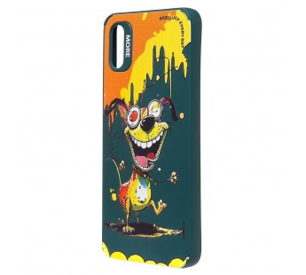 Чехол-накладка - SC335 для "Xiaomi Redmi 9A"  (собака) (dark green) (227198)#2091005