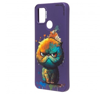 Чехол-накладка - SC335 для "Xiaomi Redmi 9C"  (кот) (violet) (227201)#2090999