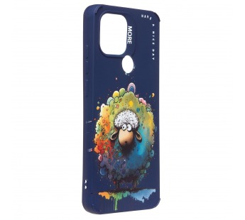 Чехол-накладка - SC335 для "Xiaomi Redmi A1+/Poco C50"  (овечка) (dark blue) (227206)#2091043
