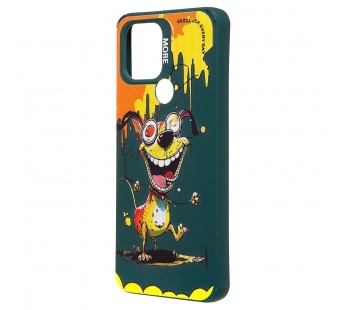 Чехол-накладка - SC335 для "Xiaomi Redmi A1+/Poco C50"  (собака) (dark green) (227210)#2091041