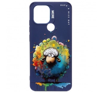 Чехол-накладка - SC335 для "Xiaomi Redmi A2+/Poco C51"  (овечка) (dark blue) (227212)#2008906