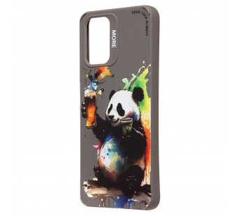 Чехол-накладка - SC335 для "Xiaomi Redmi Note 10"  (панда) (grey) (227220)#2007900