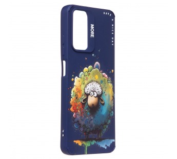 Чехол-накладка - SC335 для "Xiaomi Redmi Note 11 4G Global"  (овечка) (dark blue) (227242)#2007930