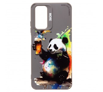 Чехол-накладка - SC335 для "Xiaomi Redmi Note 11 4G Global"  (панда) (grey) (227244)#2007932