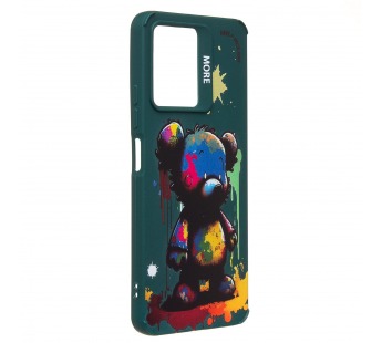 Чехол-накладка - SC335 для "Xiaomi Redmi Note 12 4G"  (медведь) (dark green) (227193)#2091164