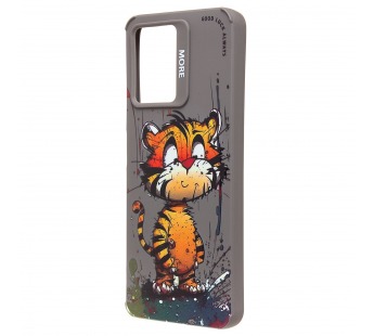 Чехол-накладка - SC335 для "Xiaomi Redmi Note 12 4G"  (тигр) (gray) (227191)#2007950