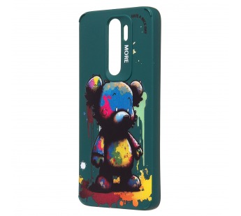 Чехол-накладка - SC335 для "Xiaomi Redmi Note 8 Pro"  (медведь) (dark green) (227229)#2007759