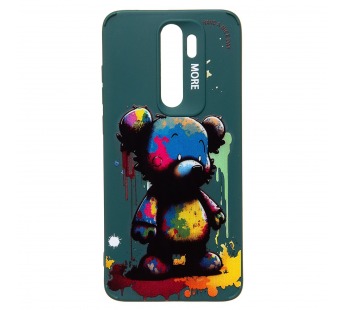 Чехол-накладка - SC335 для "Xiaomi Redmi Note 8 Pro"  (медведь) (dark green) (227229)#2007758