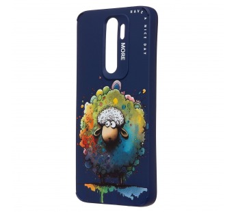 Чехол-накладка - SC335 для "Xiaomi Redmi Note 8 Pro"  (овечка) (dark blue) (227224)#2091155