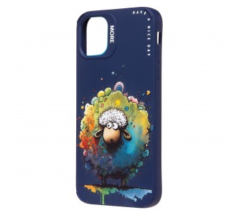 Чехол-накладка - SC335 для "Apple iPhone 11"  (овечка) (dark blue) (227086)#2009038
