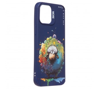 Чехол-накладка - SC335 для "Apple iPhone 12 Pro Max"  (овечка) (dark blue) (227074)#2091173