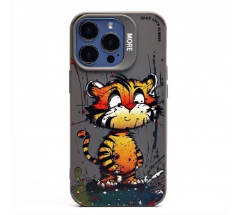 Чехол-накладка - SC335 для "Apple iPhone 13 Pro"  (тигр) (gray) (227065)#2009002