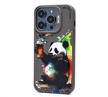 Чехол-накладка - SC335 для "Apple iPhone 14 Pro"  (панда) (grey) (227046)#2007562