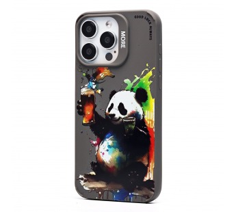 Чехол-накладка - SC335 для "Apple iPhone 15 Pro Max"  (панда) (grey) (227022)#2091278