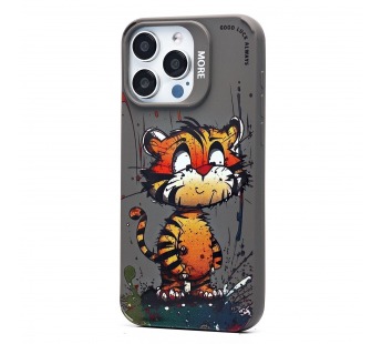 Чехол-накладка - SC335 для "Apple iPhone 15 Pro Max"  (тигр) (gray) (227023)#2091276