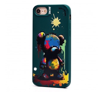 Чехол-накладка - SC335 для "Apple iPhone 7/8/SE 2022"  (медведь) (dark green) (227103)#2091301