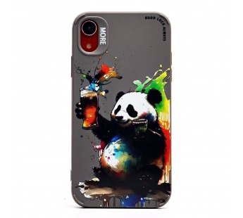 Чехол-накладка - SC335 для "Apple iPhone XR"  (панда) (grey) (227094)#2007499