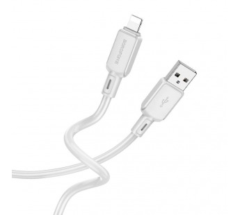 Кабель USB - Lightning BOROFONE BX94 Silicone (белый) 1м#2003692