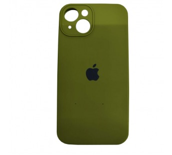 Чехол copy original силиконовый iPhone 14 (защита камеры) (20) хаки#2012274