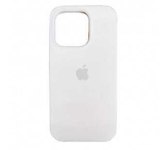 Чехол силиконовый Silicone Case ORG iPhone 15 Pro белый (10)#2040444