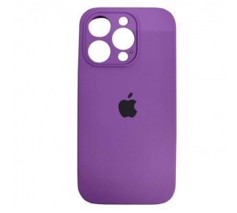 Чехол силиконовый Silicone Case ORG iPhone 15 Pro (защита камеры) фиолетовый (24)#2008686