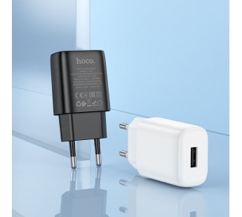 Сетевое ЗУ HOCO C134А (USB/2.4A) белое#2003958