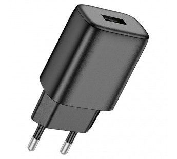 Сетевое ЗУ HOCO C134А (USB/2.4A) черное#2003955