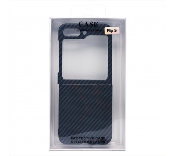 Чехол-накладка - FLIP Carbon для "Samsung Galaxy Flip 5" (black) (230919)#2038908