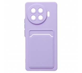 Чехол-накладка - SC337 с картхолдером для "TECNO Spark 20 Pro+" (light violet) (231044)#2007848